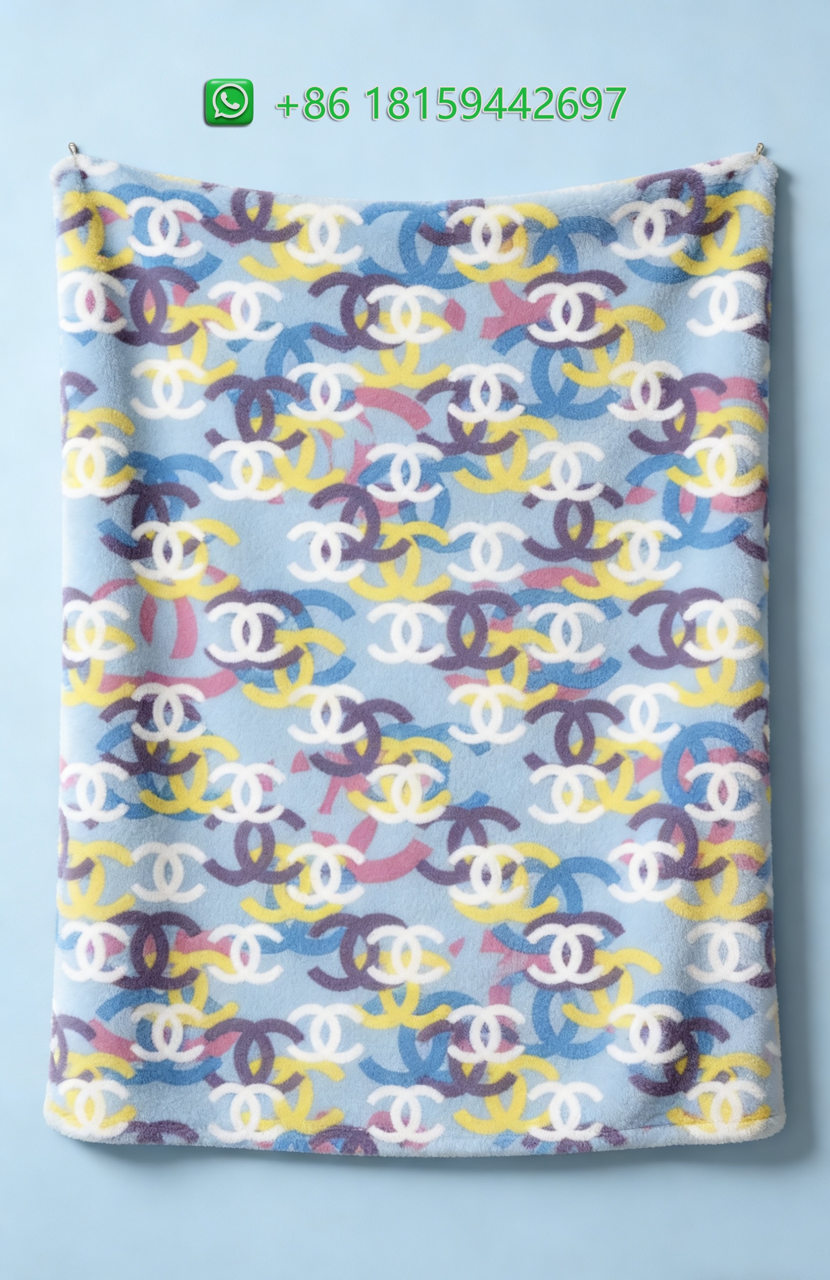 Chanel Throw Blankets